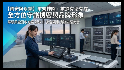 【資安與永續篇】解決舊機流向不明，從軍規抹除到 ESG 數據同步搞定