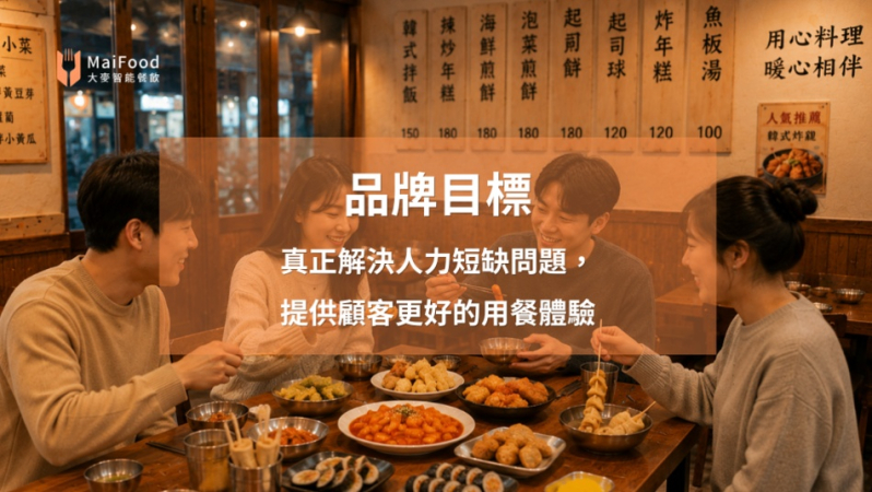 【在地口碑韓式料理品牌】運用科技工具，實現超流暢點餐動線