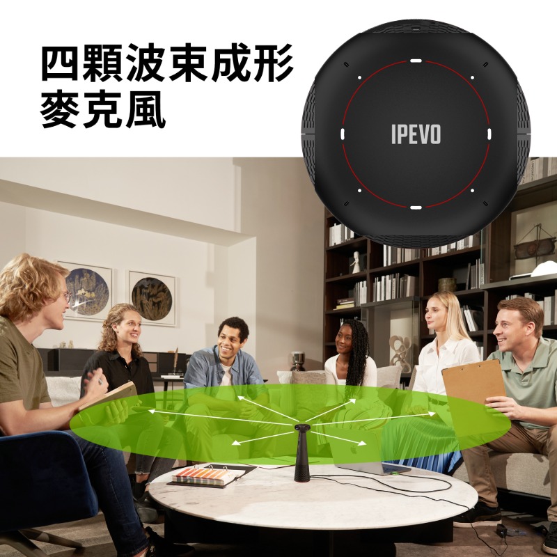 IPEVO TOTEM 360 會議攝影機