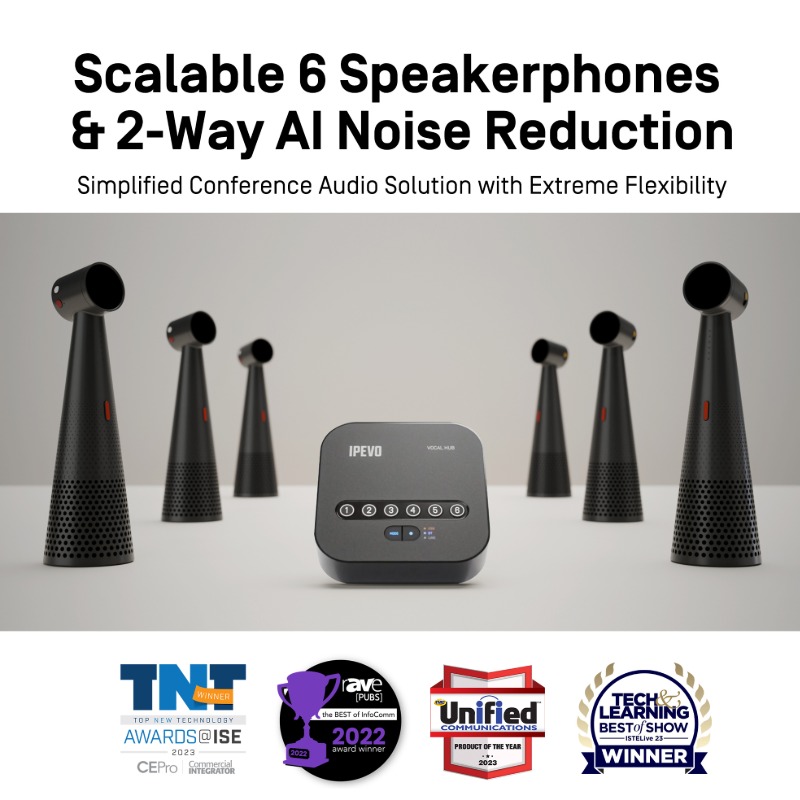 IPEVO VOCAL HUB 無線音訊會議系統