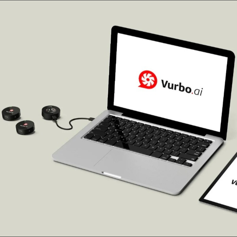  IPEVO AI 無線領夾麥克風 (1對2)