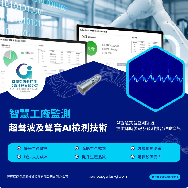 智慧製造異常預警與設備監測方案
