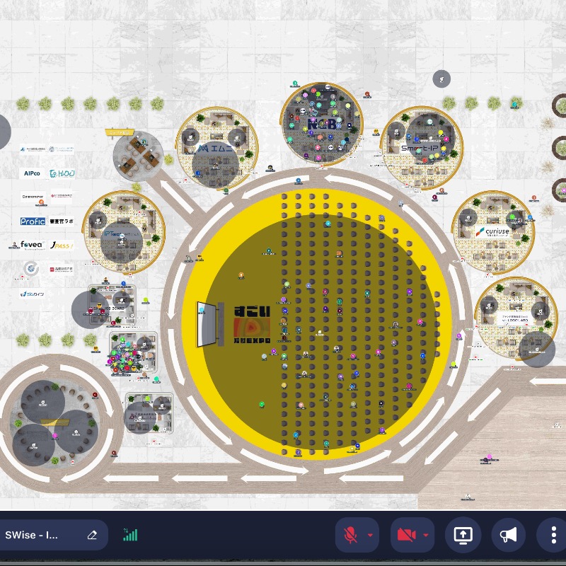 SWise 2D 元宇宙虛擬辦公空間