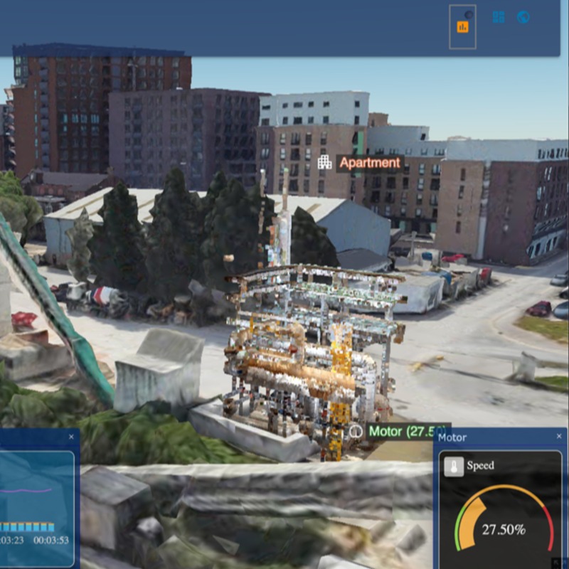 AI數位孿生的監測控制模擬