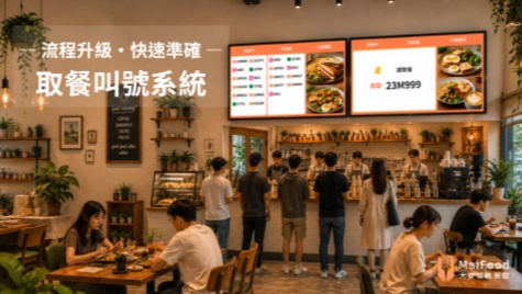 大麥智能餐飲 | 取餐叫號系統
